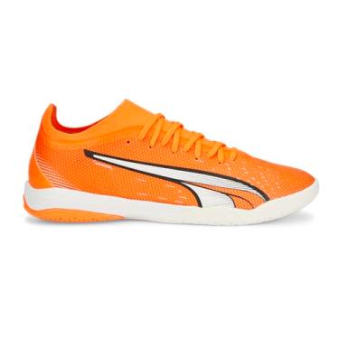 Imagem de PUMA Chuteiras masculinas Ultra Match Indoor - Laranja, Laranja, 42