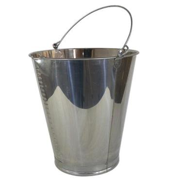 Imagem de Balde Graduado em Inox 20 Litros com Bico - LAPEK