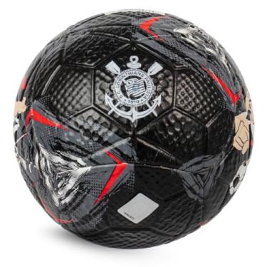 Imagem de Mini Bola de Futebol Corinthians Clube Time Infantil Mirim Oficial Licenciada PVC Profissional Jovem Juvenil Leve Resistente Treino Jogo Campo Quadra Gramado Natural Sintético - Produto Licenciado