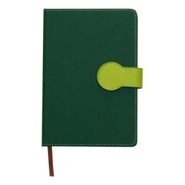 Imagem de Caderno De Anotação Sem Pauta Com Imã A5 96 Folhas - Serv Color, Verde