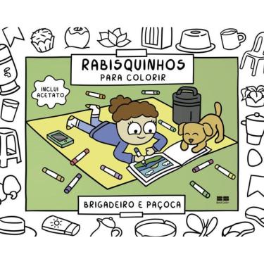Imagem de Rabisquinhos para colorir: Brigadeiro e Paçoca