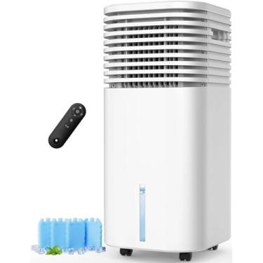 Imagem de CENSTECH Ar condicionado portátil 4 em 1, refrigerador de ar evaporativo com 4 modos e 3 velocidades, temporizador de 15H para desligamento automático inteligente, tanque de 2 galões para resfriamento