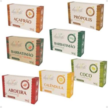 Imagem de Kit Completo de Sabonetes Naturais Alquiverde – Cuidado Diário com Hidratação, Limpeza Suave, Aromas Naturais e Bem-Estar para Pele