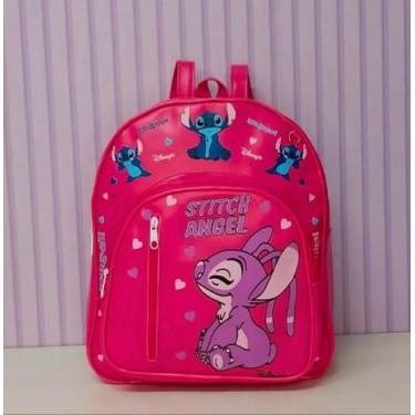 Imagem de Mochila Infantil De Costas Do Stitch Creche Escolar Menina - Soberana 