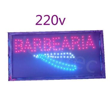 Imagem de BARBEARIA 220V Painel de led placa luminoso LED PISCA - TLT