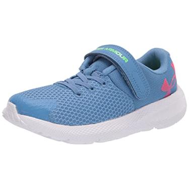 Imagem de Under Armour Tênis de corrida feminino Pre-School Pursuit 2 Ac Bl, Rio (400)/Branco, 11