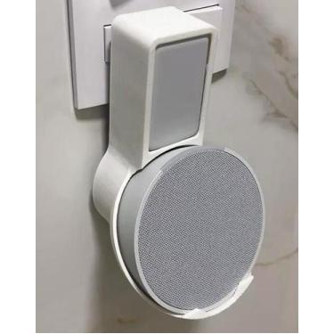 Imagem de Suporte de Tomada Compativel para Alexa Modelo Echo Pop Em 3D - Super 