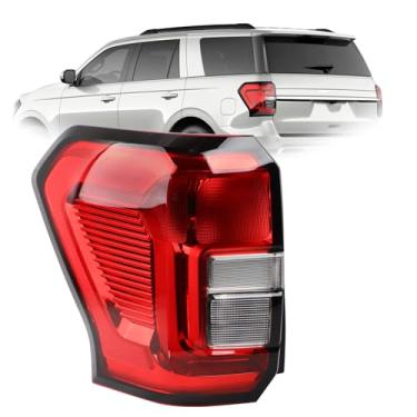 Imagem de YEQSHNG Luz traseira tipo halogênio com acabamento vermelho adequado para Ford Expedition XL 2022-2024, modelo XLT, lado esquerdo do motorista, luz traseira de substituição para NL1Z13405A