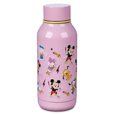 Imagem de Garrafa Inox Minnie E Amigos 325Ml Rosa Com Alça