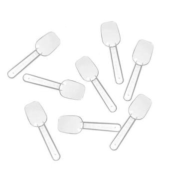 Imagem de Pazinha Colherzinha Plástica Biodegradável Cristal Para Sorvete, Açaí 