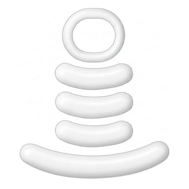 Imagem de GNAFETS Pacote com 2 pés de mouse de substituição – patins de PTFE, ultra suave, durável, borda arredondada compatível com Logitech G Pro Wireless