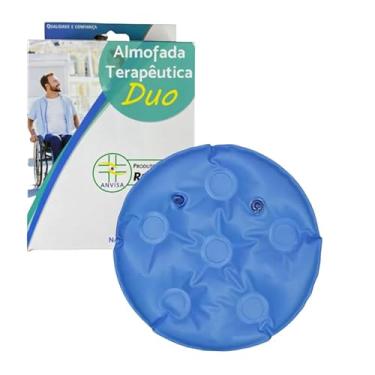 Imagem de Almofada Terapêutica Inflável Duo, Anti Escaras, para Assento com Água ou Ar