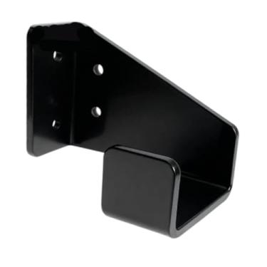 Imagem de SiaBiced Suporte de Parede para Cabide Resistente para Aparador de Cordas, Armazém, Preto, Tamanho real