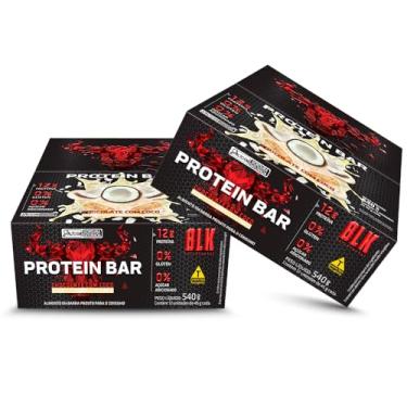 Imagem de Kit 2x Protein Bar Caixa C/ 12 unidades 45g - Blk Performance (Chocolate com Coco)