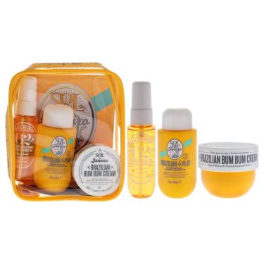 Imagem de Conjunto de cuidados com a pele Sol de Janeiro Bum Bum Cream com gel de banho e névoa