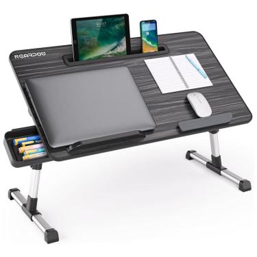 Imagem de Mesa de laptop NEARPOW para cama, Preta