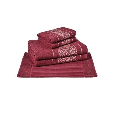 Imagem de Jogo De Toalha Banhão 5 Peças Taj Hibisco Cavhome