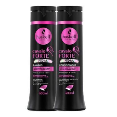 Imagem de Kit Shampoo e Condicionador Hidra Cavalo Forte 300ml Haskell