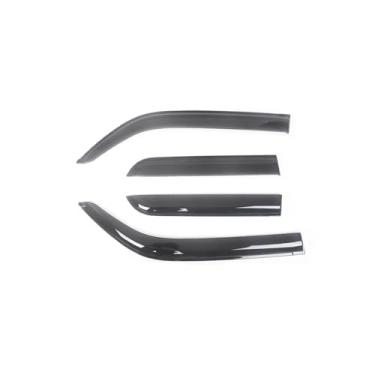 Imagem de GRJQRKHZ Defletor de janela lateral de carro para F&ord Escape 2001-2007 Weathershied viseira de porta vento sol proteção chuva janela lateral defletores de vento