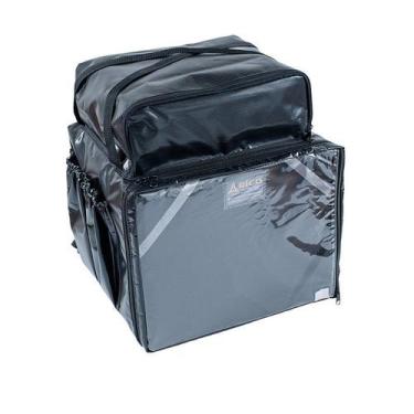 Imagem de Mochila Motoboy 45L - Preta - Lona Impermeável - no-brand