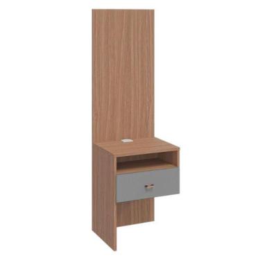 Imagem de Modulo Lateral em L Setiba Plus Rimo Carvalho/Fendi