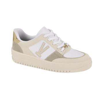 Imagem de Tenis Vizzano Casual Ref 1389.131.30625 Branco/branco Off/dourado 36