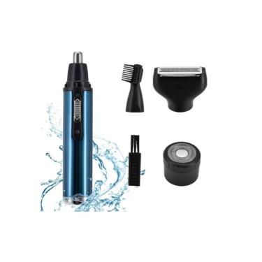 Imagem de Máquina de corte de cabelo nasal para depilação nasal azul