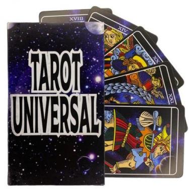 Imagem de Baralho Tarot Universal Azul Deck 24 Cartas Oráculo - META ATACADO