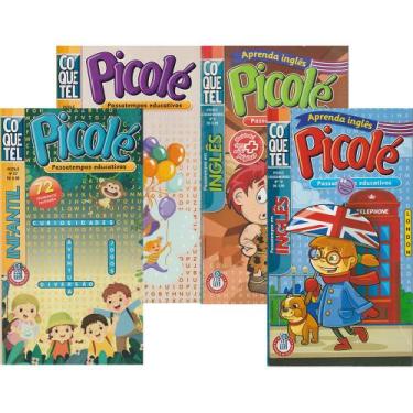 Imagem de Revista Picolé Passatempos Educativos Infantil Encadernado Português e