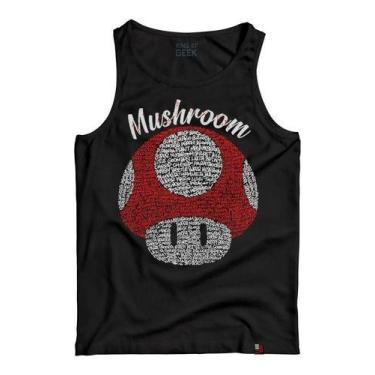 Imagem de Camiseta Regata Mario Bros Cogumelo Retrô Clássico Anos 80 - King of G