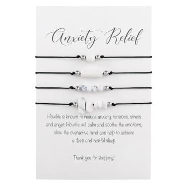 Imagem de Pulseiras femininas empilháveis com miçangas e pulseiras modernas