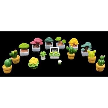 Imagem de Lindo conjunto de enfeites de resina, mini enfeites para scrapbooking para artesanato faça você mesmo, decoração de aquário de peixes, 16 peças