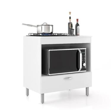 Imagem de Balcão para Cooktop 4 Bocas com 1 Porta Compact (BRANCO)