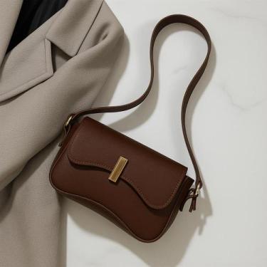 Imagem de Bolsa baguete de ombro com regulagem nas alças tendencia para o dia a 