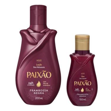 Imagem de Kit Corpo Framboesa Negra Hidratante 200ml e Óleo 100ml Nutrição Inten