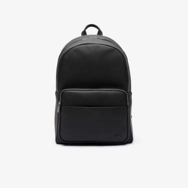 Imagem de Mochila Lacoste Lacoste Clássica Masculina, Preto, Branco, Tamanho úni