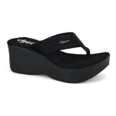 Imagem de Tamanco Anabela Feminino Sandalia Plataforma Confortável - dijean, Pre