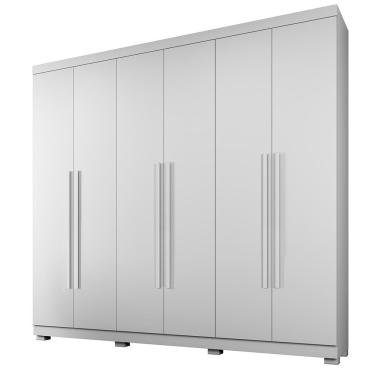 Imagem de Guarda Roupa New Master 6 Portas Benetil Branco