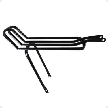 Imagem de Bagageiro Rabetão Garupa Aticulada Bicicleta Mtb Preto Bike - DNZ