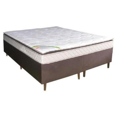 Imagem de Colchão King D45 Alfa + Base 193X203X62 - Bom Pastor