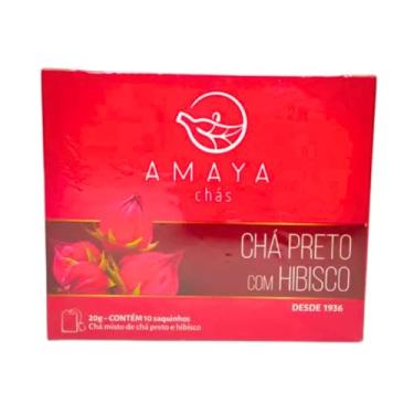Imagem de Chá Preto com Hibisco Amaya – 10 Sachês (20g)