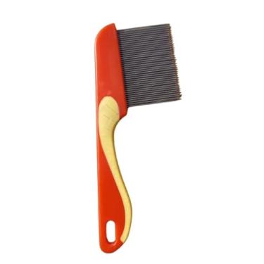Imagem de Pente Fino Anti Pulgas Tira Pulgas Carrapatos Remove Remelas Pelos Mortos Cachorro Gato Pet(1,Vermelho (Longo))