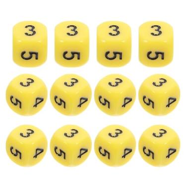 Imagem de BESPORTBLE 12pcs Dice for Math Teaching and Board Games Sided Rounded Corner Dice with Smooth Surface Lightweight Game Props for Adults Indoor Outdoor Use