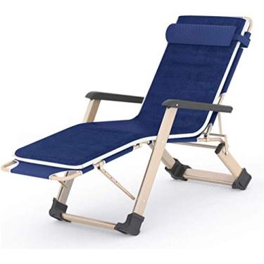 Imagem de Espreguiçadeiras de jardim, espreguiçadeiras dobráveis com gravidade zero, espreguiçadeiras Siesta, poltronas reclináveis portáteis de tecido Oxford duplo com almofada de veludo, espreguiçadeira