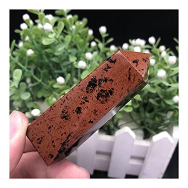 Imagem de URMIBDAI Cheio de textura cristal natural dragão pedra de sangue varinha ponto geomancia quartzo natural cristais de bruxa decoração artesanato