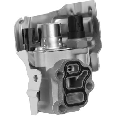 Imagem de Conjunto de válvula de carretel solenoide VTEC com interruptor de pressão de óleo de temporização e junta | para Honda Accord CRV CR-V Civic Si Element Acura RSX | Substituir # 15810-RAA-A03 15810-PNE-G01 15810-PPA-A01 15810-RAA-A0-RAA-A01