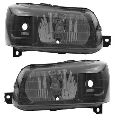 Imagem de Par Farol Uno Mille 2004/2014 Máscara Negra Foco Simples