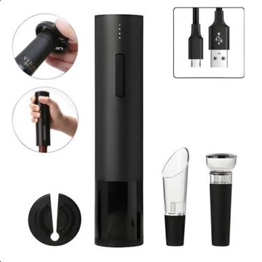 Imagem de Saca rolhas elétrico ideal para casa ou bar - LIPPIN