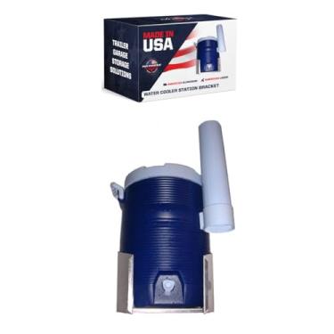 Imagem de Suporte de montagem de poço para estação de refrigerador de água – Feito de alumínio – Acessório de reboque de carro de corrida fechado de garagem – 5 anos de garantia – Acessórios de caminhão