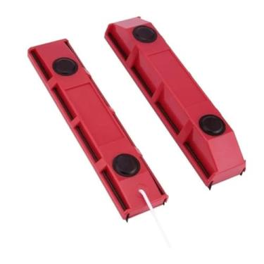 Imagem de Limpa Vidros Magnético Porta Janelas Box Rodo Mágico Imã Cor:Vermelho